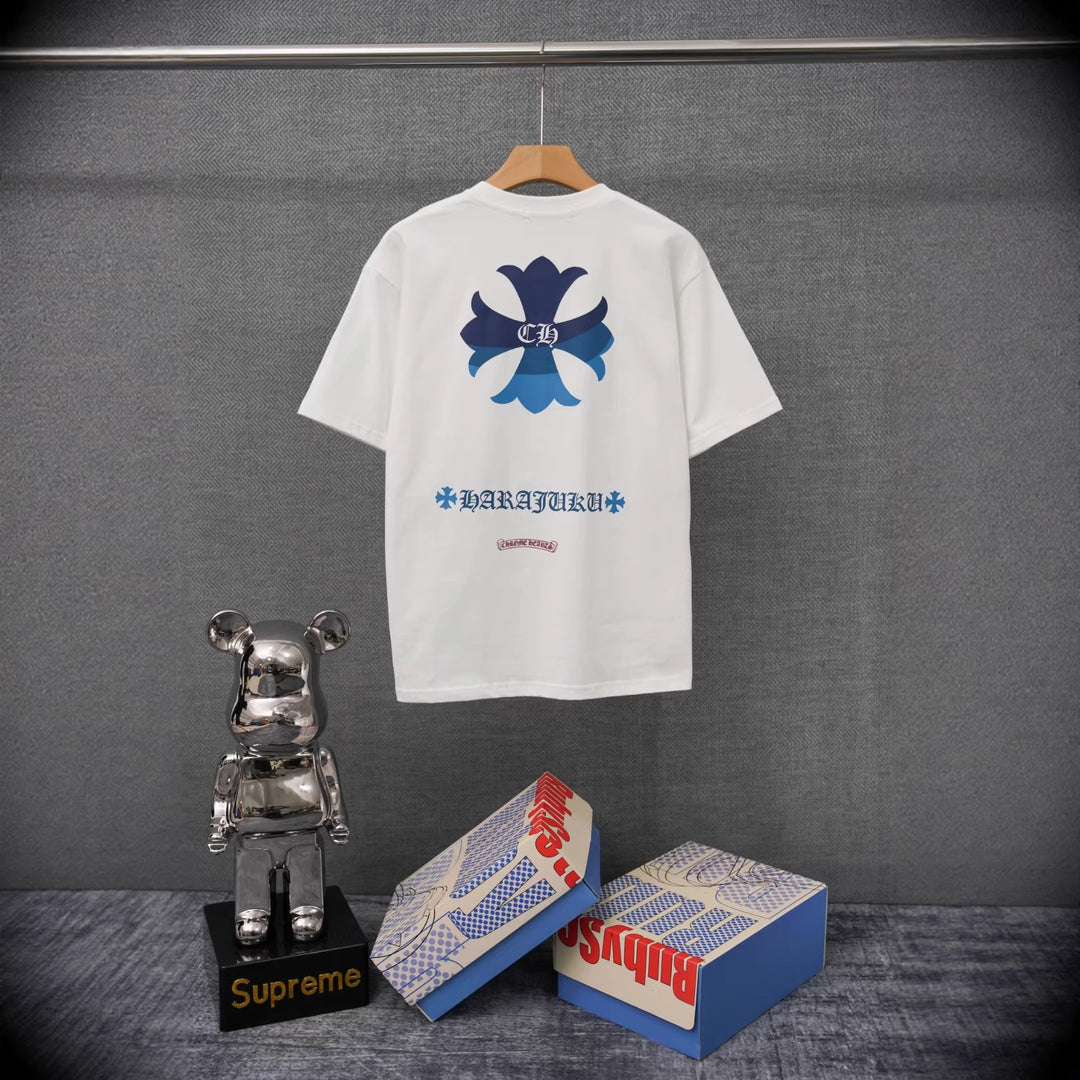 Chrome Hearts Summer Printed T-Shirt Short-Sleeve