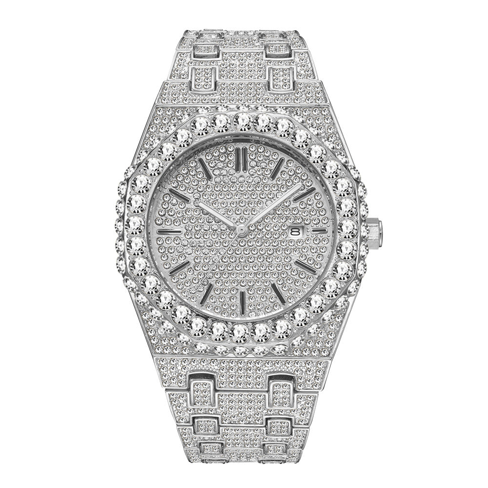 "Starry Sky" Diamond-Set Men's Quartz Watch