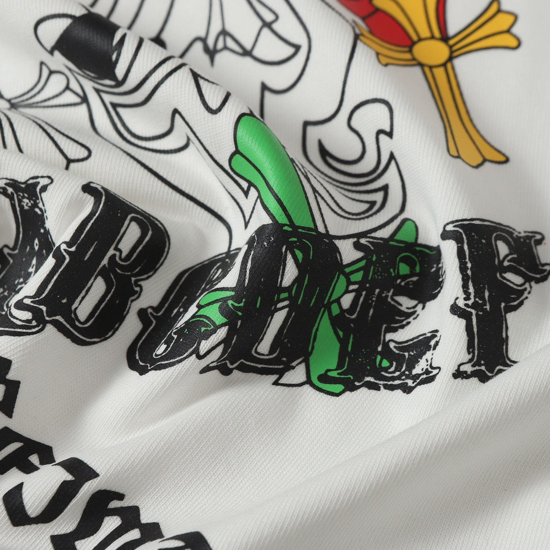 Chrome Hearts Personalized Cross Print Short-Sleeve T-Shirt