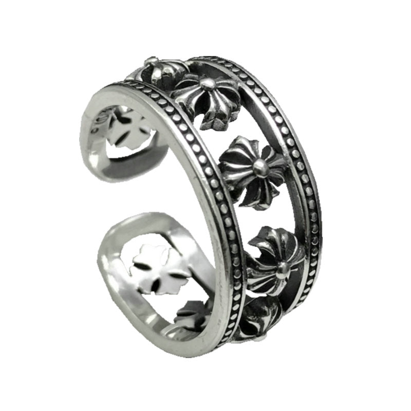 chrome hearts six-pointed star ring