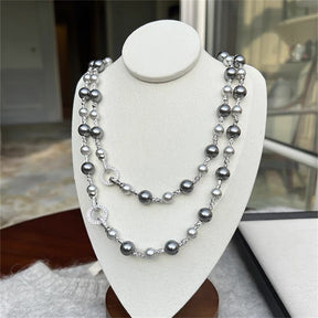 rosary necklace Tahitian pearl necklace