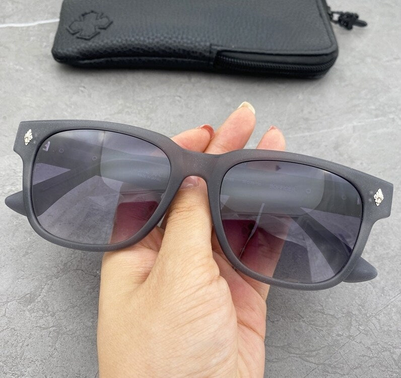 Chrome Hearts OFFICER Cross-decorated Sunglasses