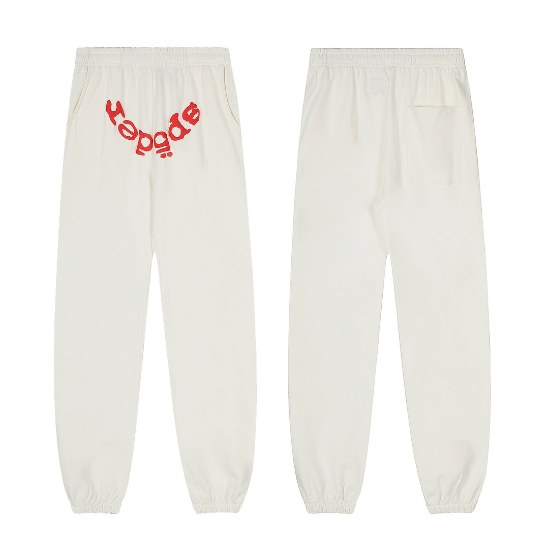 Sp5der555555 Spiderweb Foam Print Sweatshirt Set