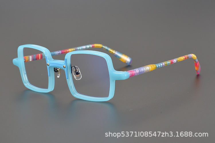 Retro Square Large Frame Glasses