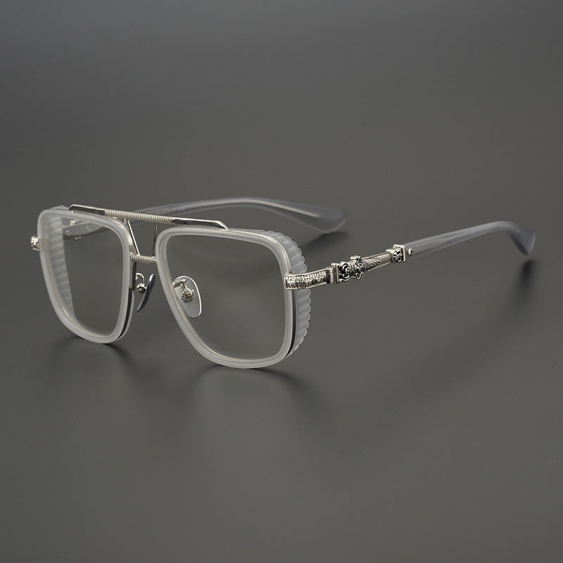 Chrome Hearts Double-Bridge Eyewear with Premium Engraving