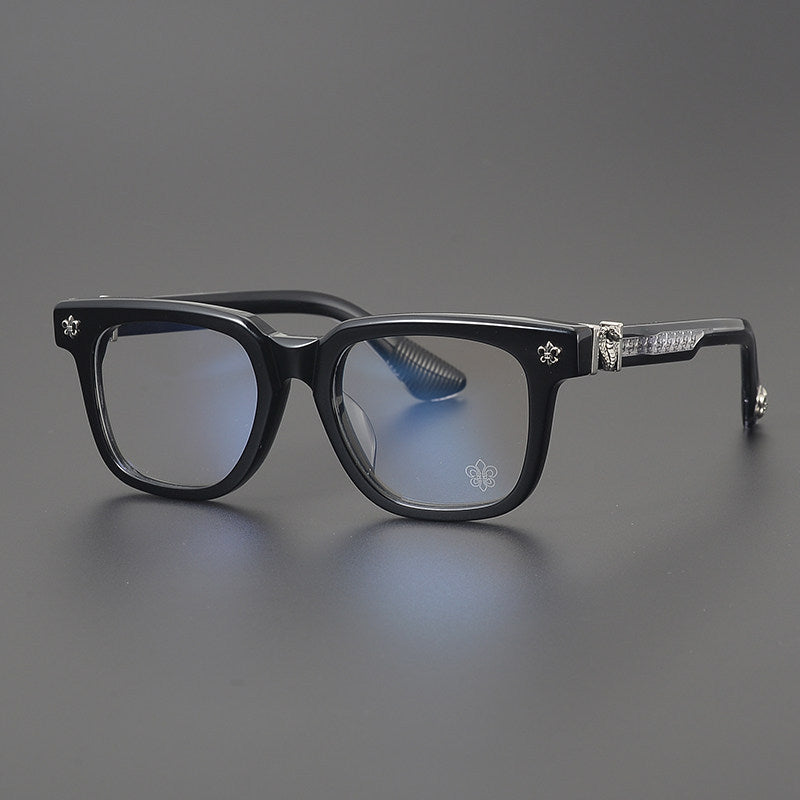 Chrome Hearts carved snake logo glasses