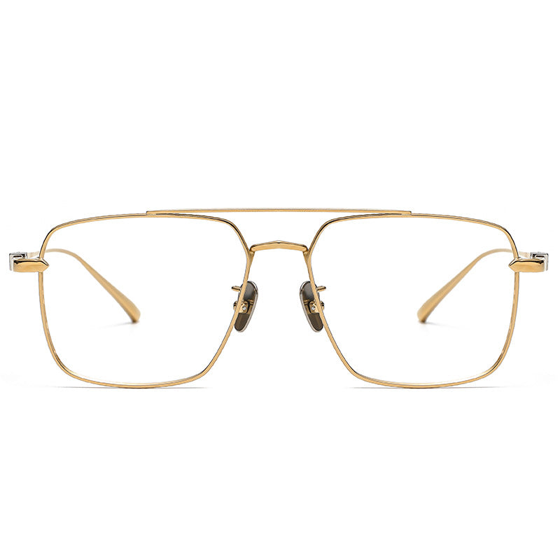 Chrome Hearts large-frame double-bridge eyeglasses