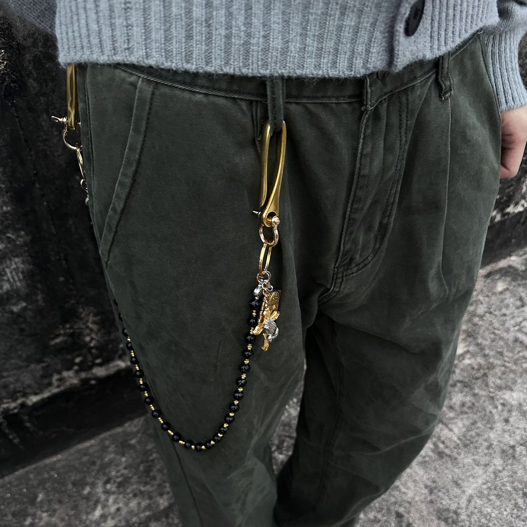 Dark Style American Cleanfit Pants Chain