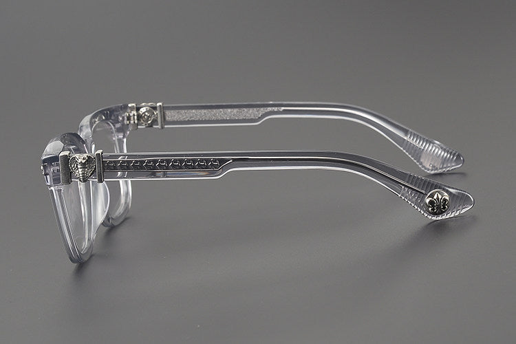 Chrome Hearts carved snake logo glasses