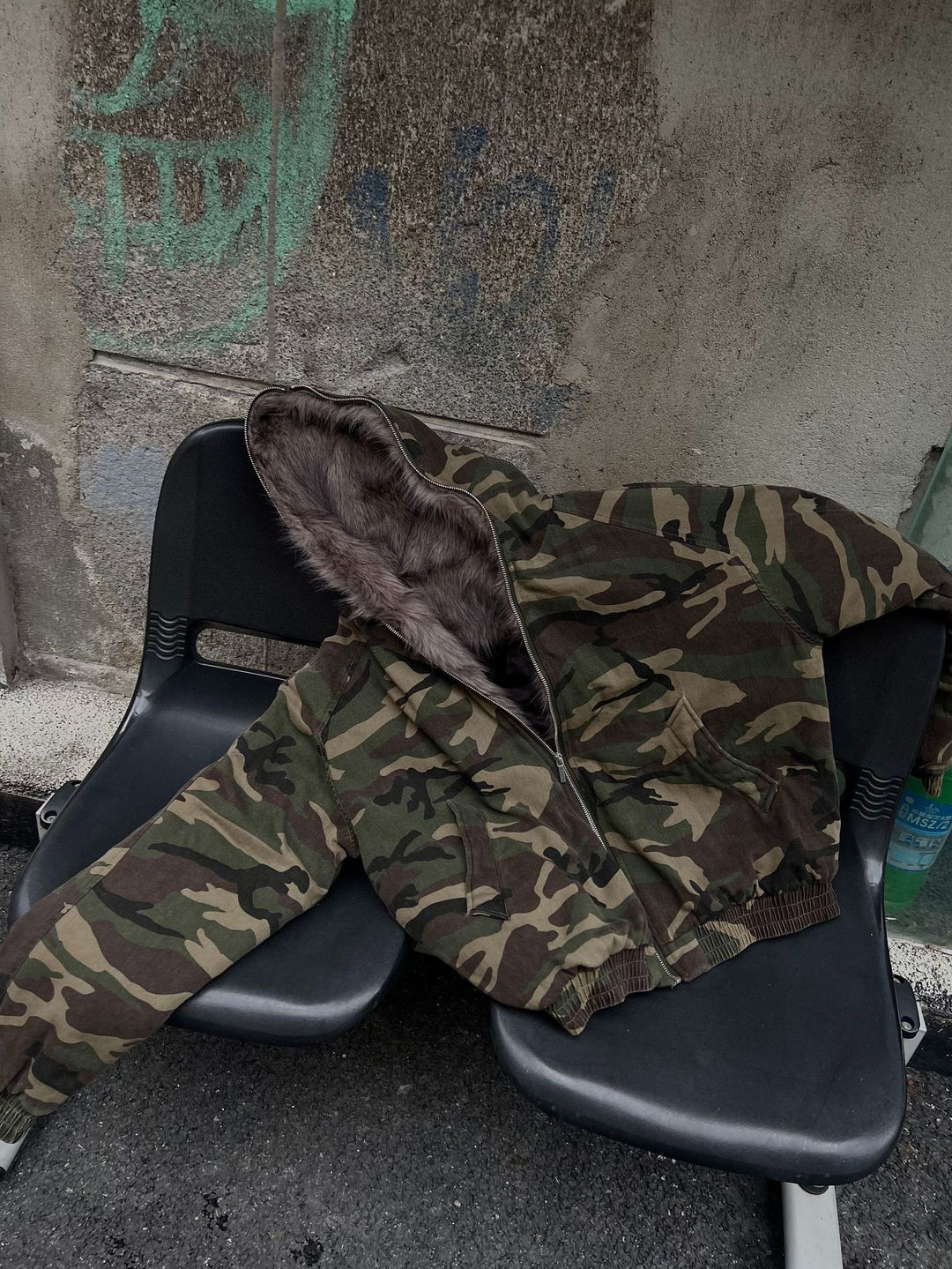 Camouflage Thick Cotton-padded Jacket