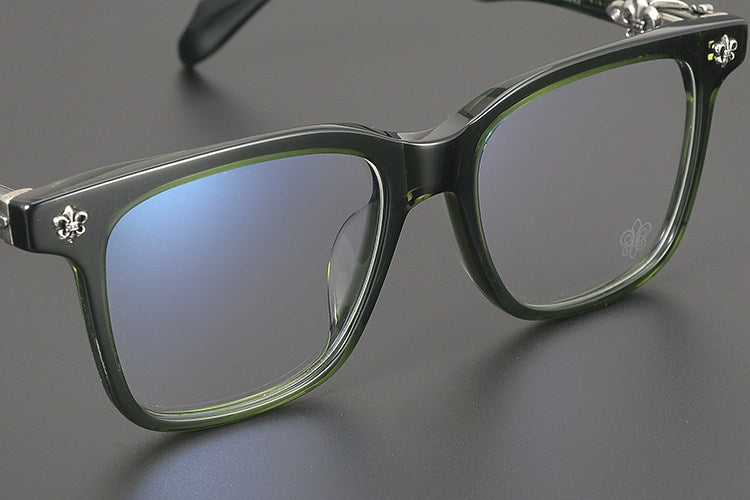 Chrome Hearts Premium Retro Oversized Square Eyeglasses