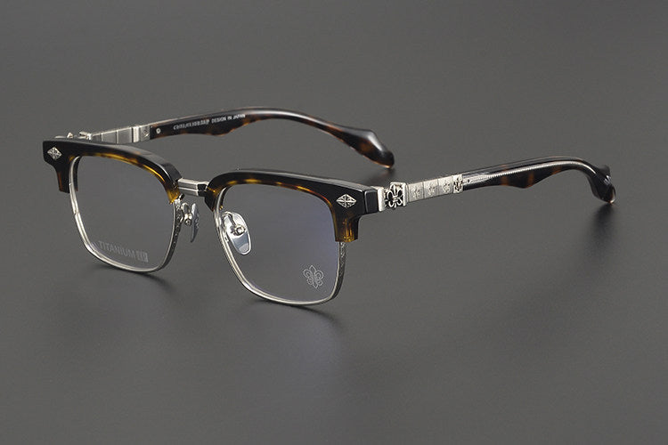 Chrome Hearts Hand-Carved Business Eyeglasses