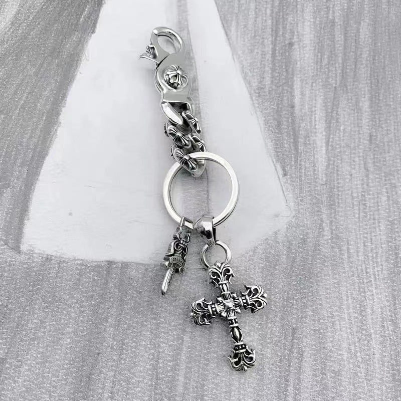 chrome hearts keychain bag chain