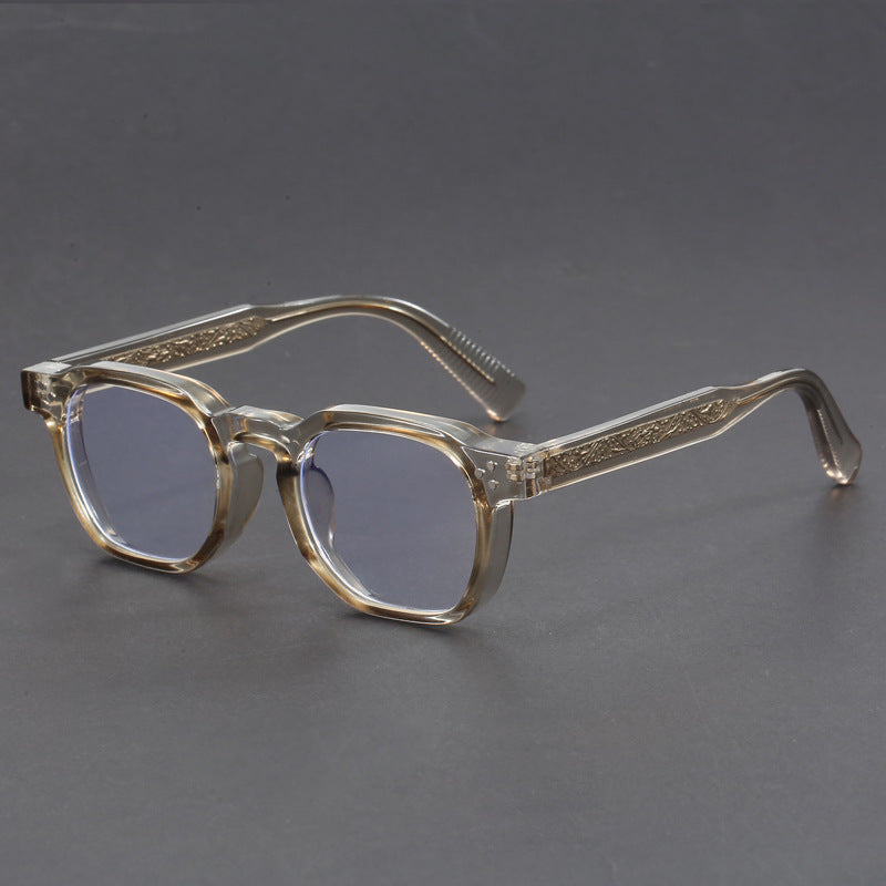Classic retro square blue light blocking glasses