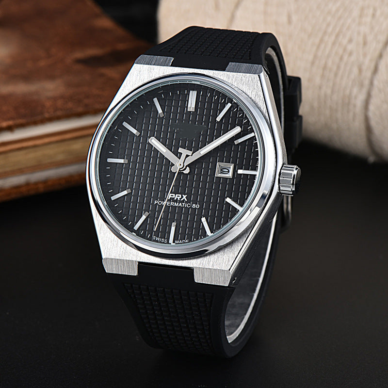 Simple and Generous Checkered Dial Colorful Watch