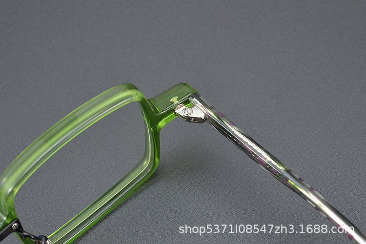 Retro Square Large Frame Glasses