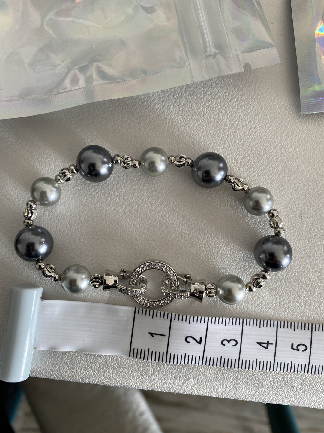 rozenkrans ketting Tahitiaanse parelketting