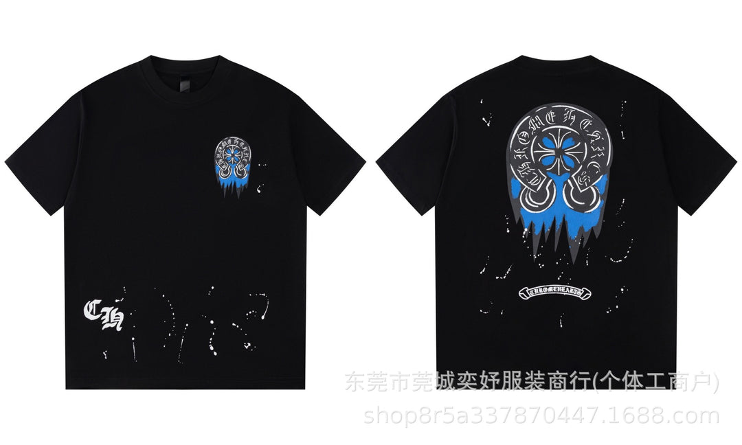Chrome Hearts Sanskrit Print Short-Sleeve T-Shirt