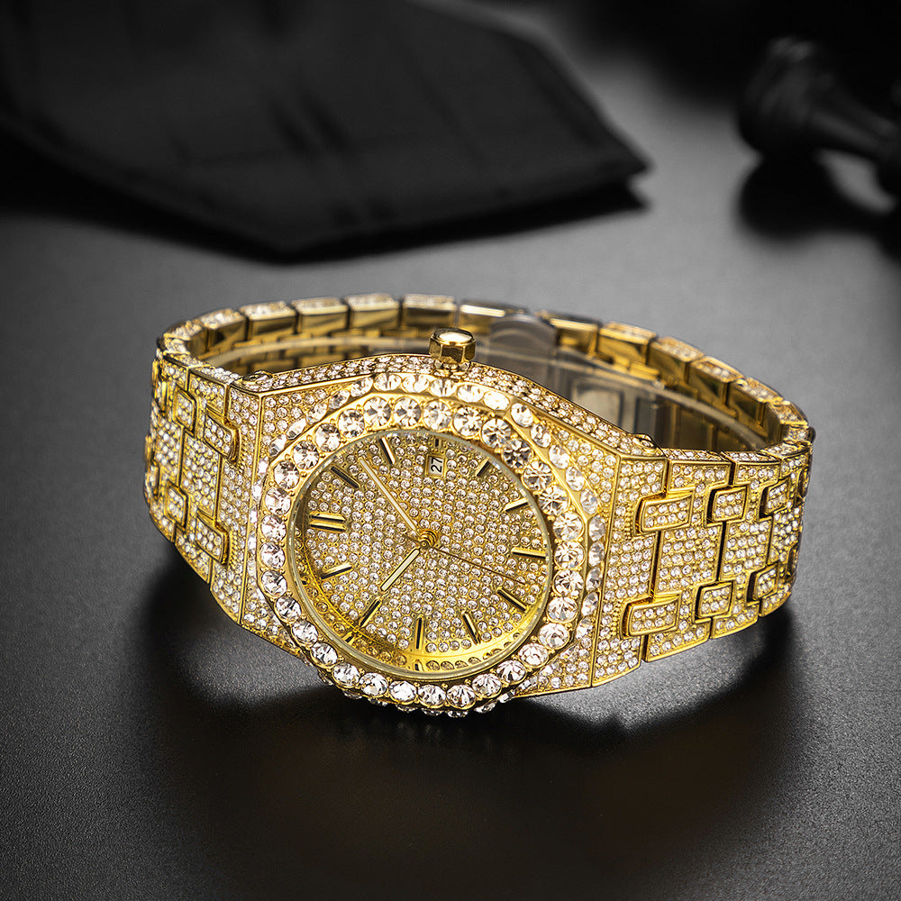 "Starry Sky" Diamond-Set Men's Quartz Watch