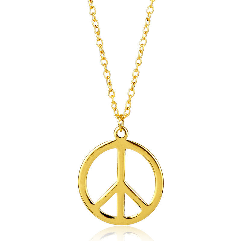 peace sign necklace