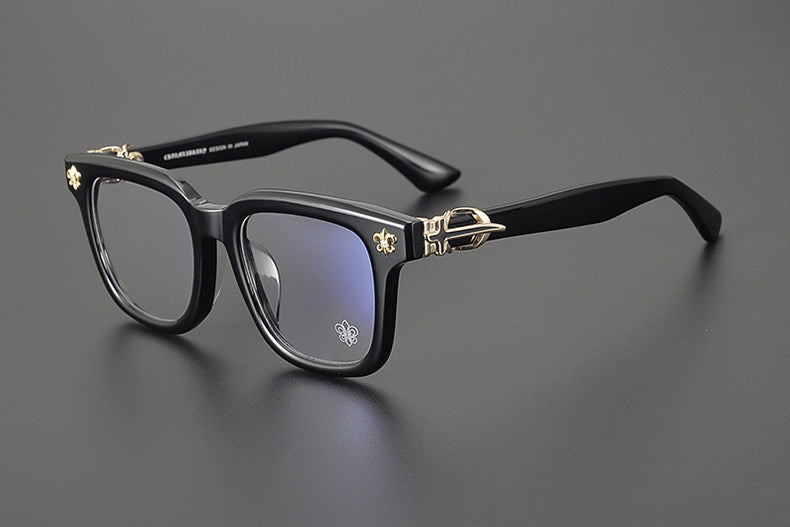 Chrome Hearts large frame clear lens glasses