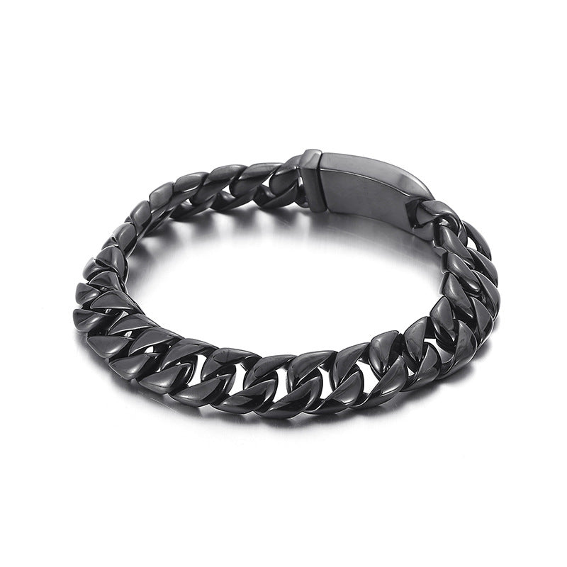 Minimalist titanium steel bracelet