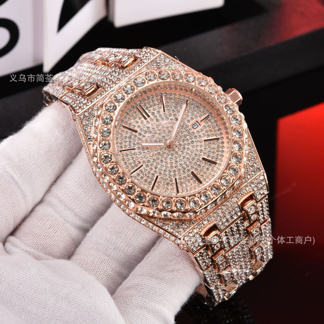 AP Full-Diamond Quartz Watch