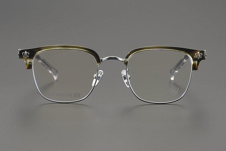 Chrome Hearts Hand-Engraved Vintage Browline Eyeglasses