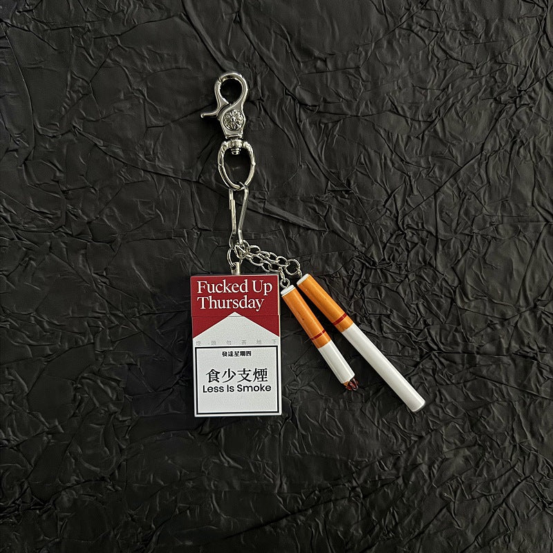 Portable Ashtray Waist Accessory, Cigarette Keychain Bag Charm