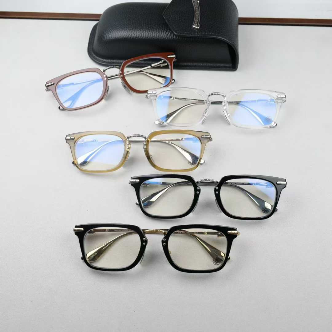 Chrome Hearts SNAT acetate and metal glasses