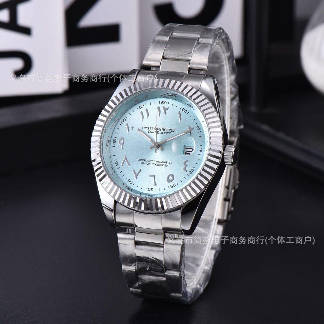 Arabic Numeral Date Watch