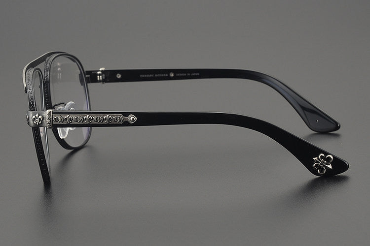 Chrome Hearts Hand-Engraved Aviator Glasses
