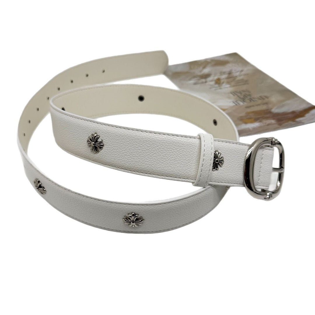 Chrome Hearts Pin Buckle Studded Belt