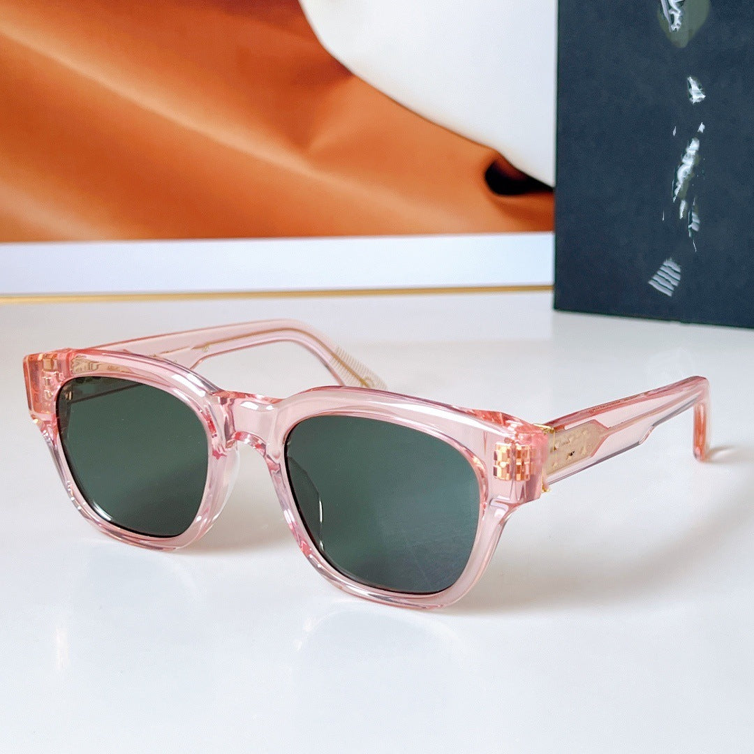 Chrome Hearts Round-Frame Sunglasses for Trendy Men