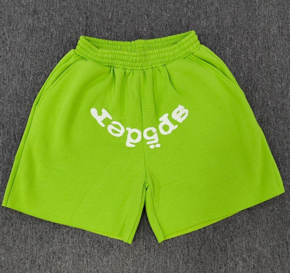 Sp5der retro drawstring basketball shorts