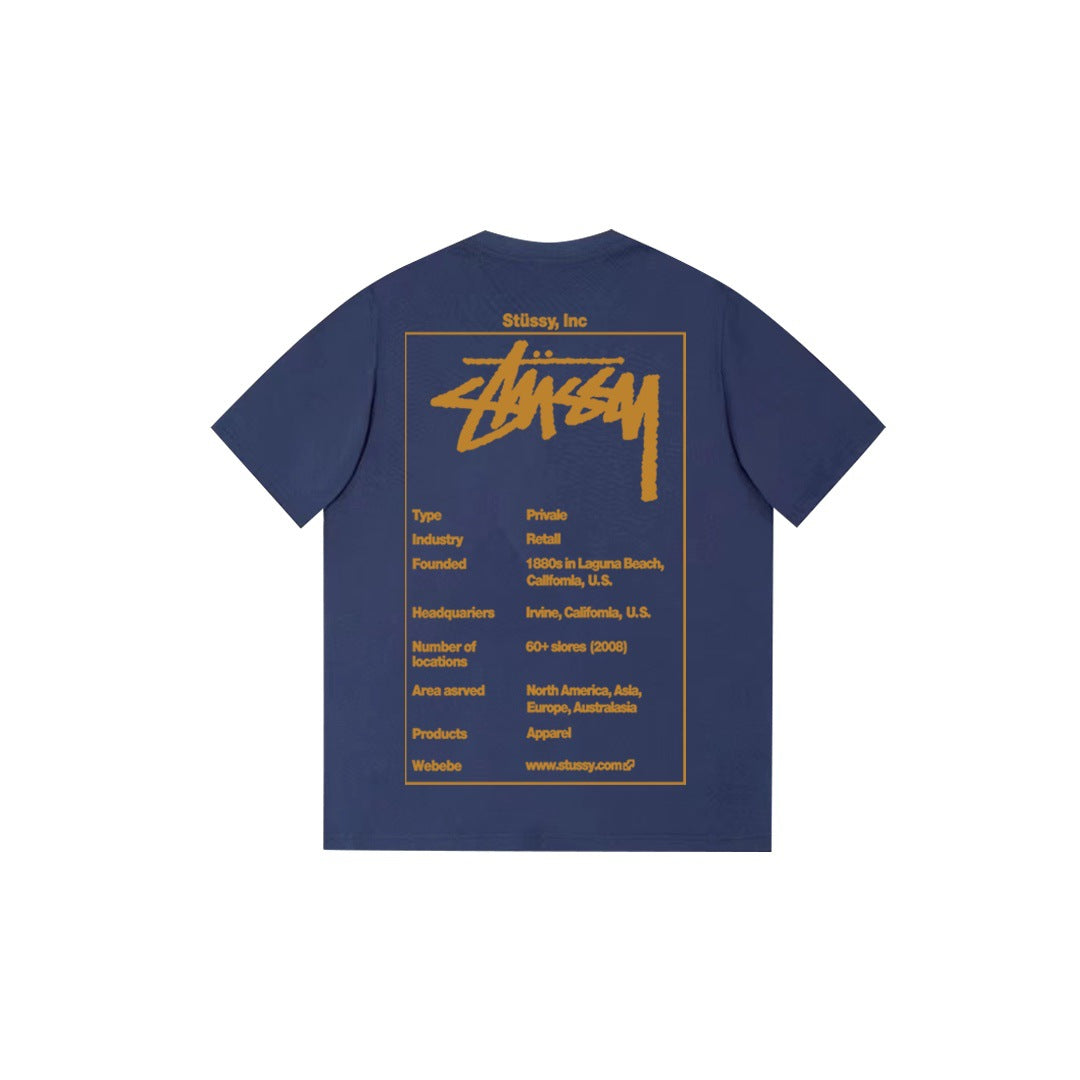 Stussy Classic Basic Loose Fit Short-Sleeve T-Sleeve