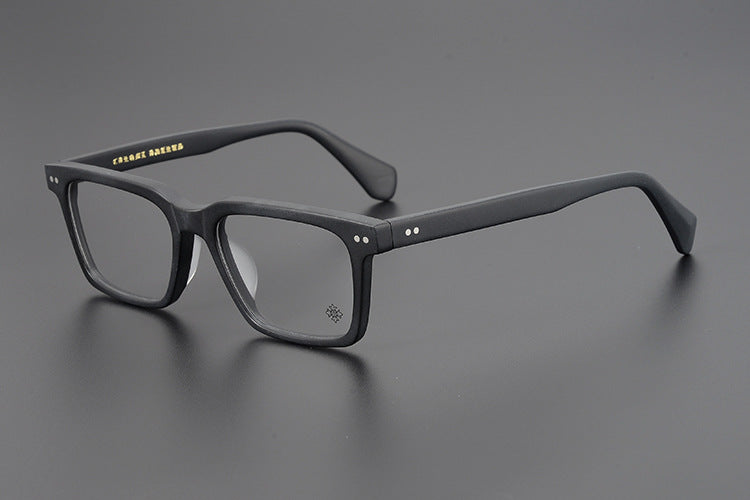 Handcrafted Square Retro Acetate Eyeglasses