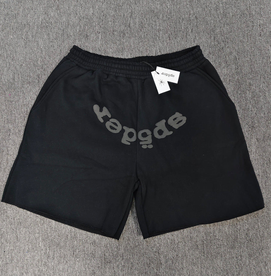 Sp5der retro drawstring basketball shorts