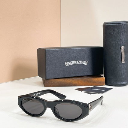 Chrome Hearts Small Frame Cat-Eye Sun Protection Sunglasses