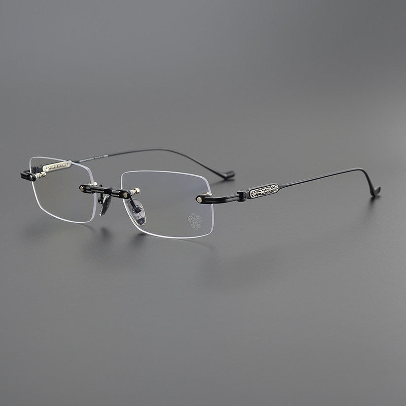 Chrome Hearts Engraved Rimless Frames