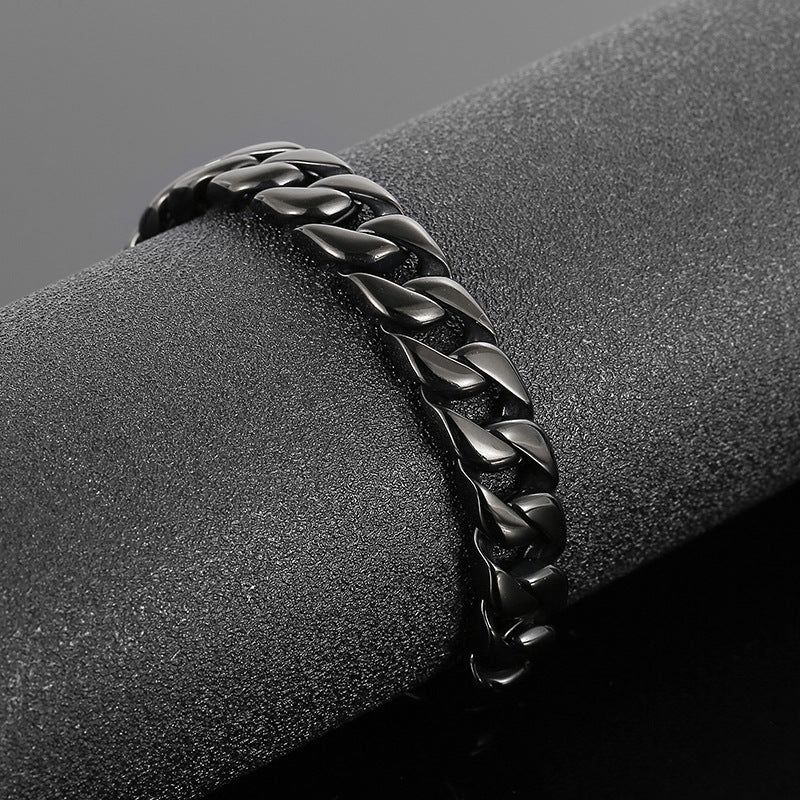 Minimalist titanium steel bracelet