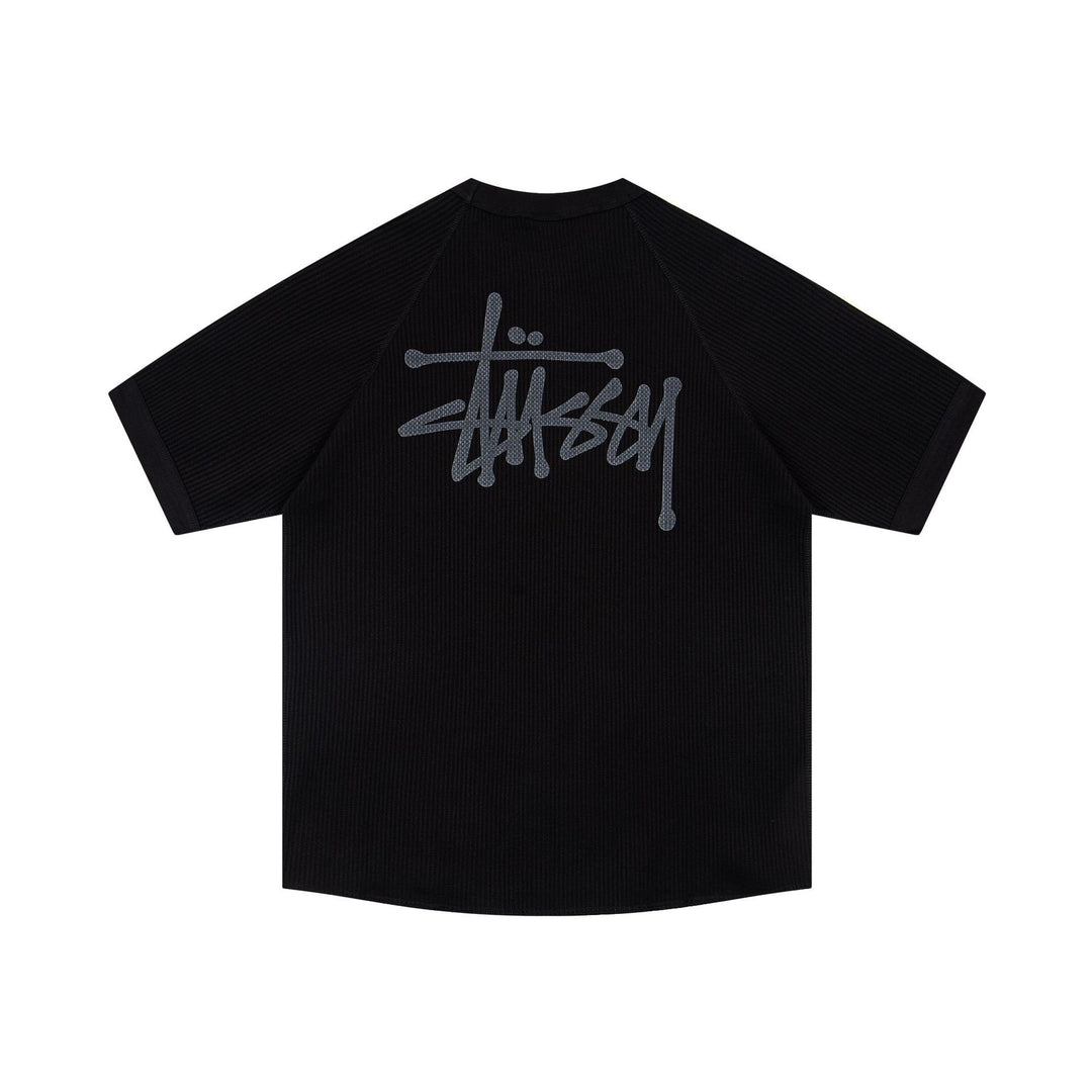 BAPE loose fit short-sleeved letter print t-shirt