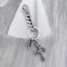 chrome hearts keychain bag chain