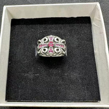 chrome hearts pink brick couple ring