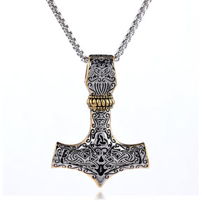 Viking mjolnir necklace