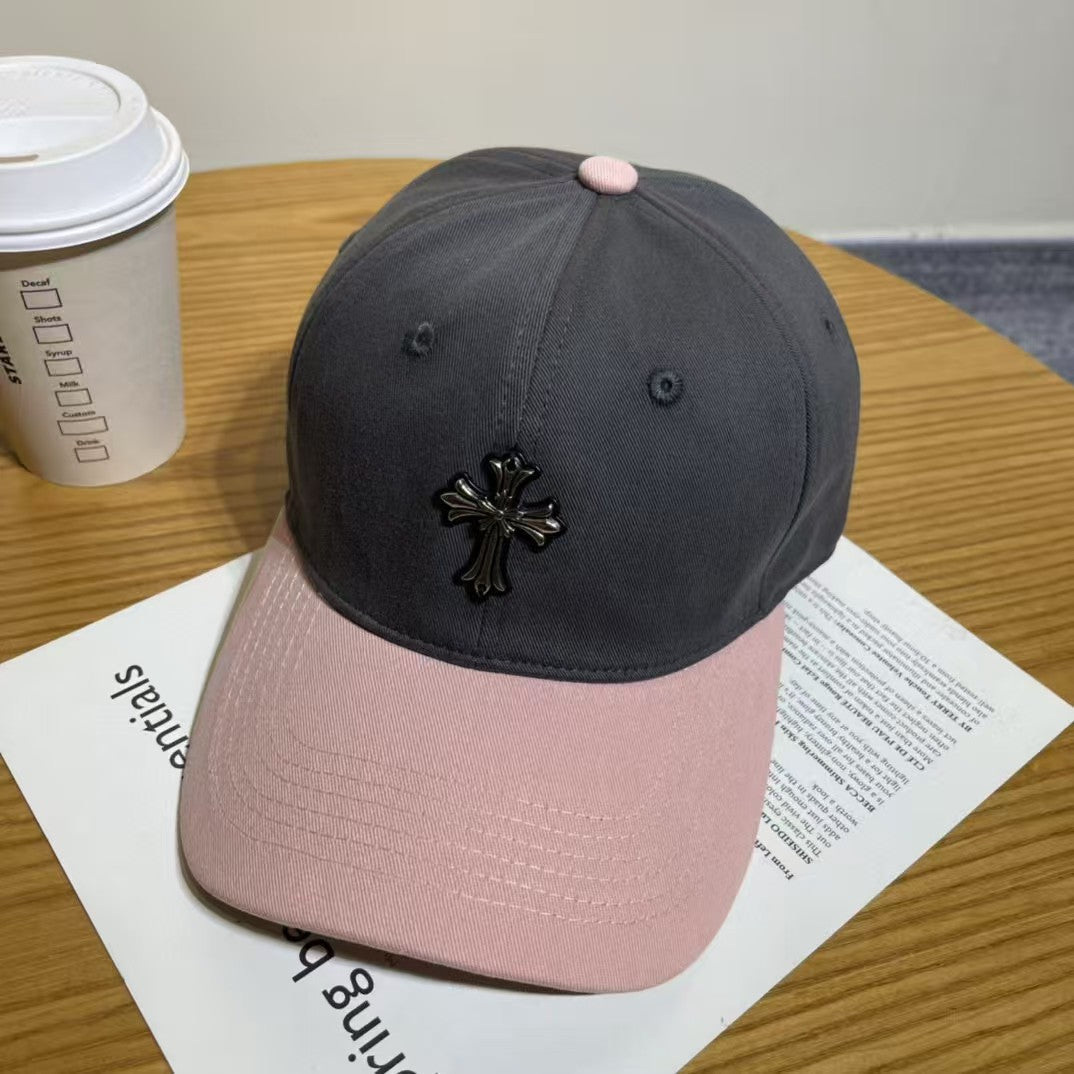 Chrome Hearts Ripped Denim Baseball Cap