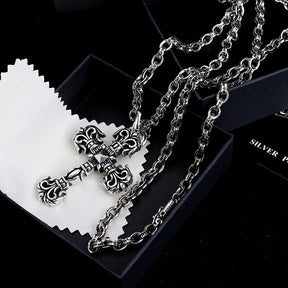 Chrome Hearts Flame Cross Pendant