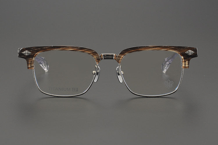 Chrome Hearts Hand-Carved Business Eyeglasses