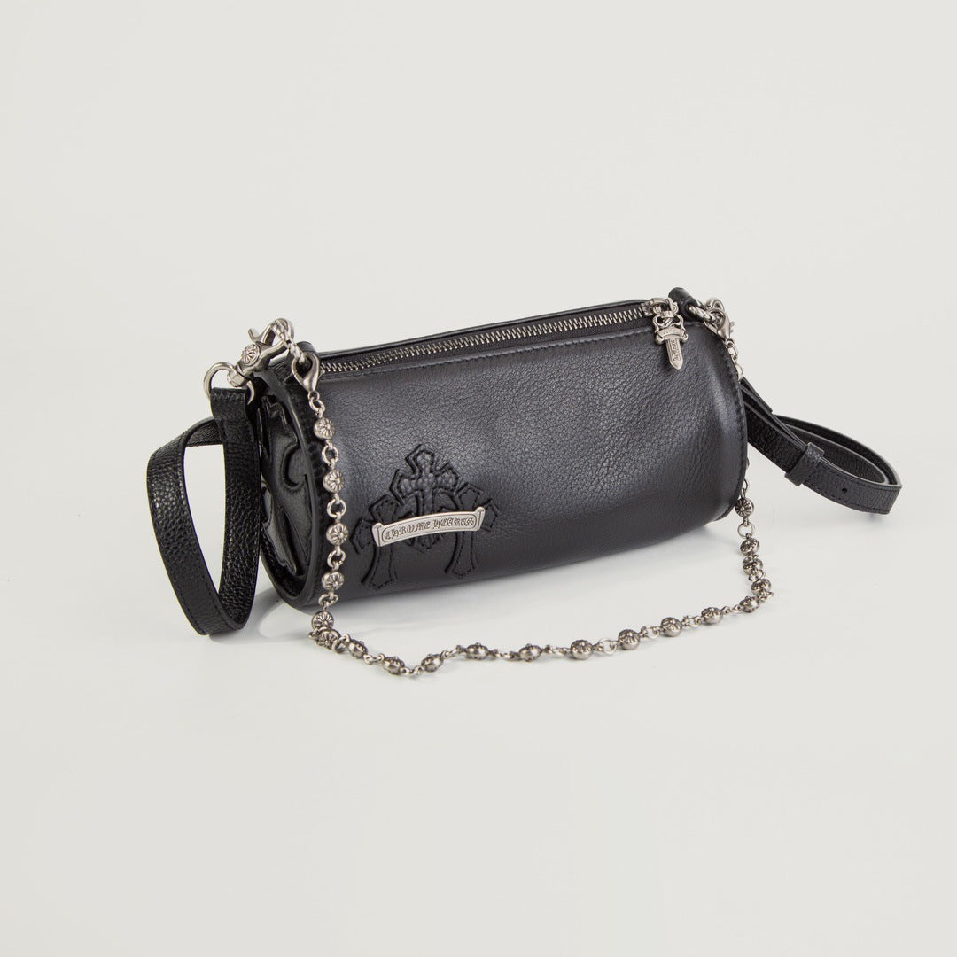 Chrome Hearts cross pencil mini cylindrical handbag