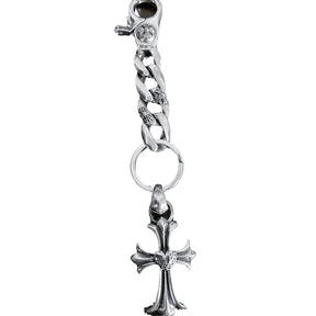 chrome hearts cross six-pointed star sword tongue keychain